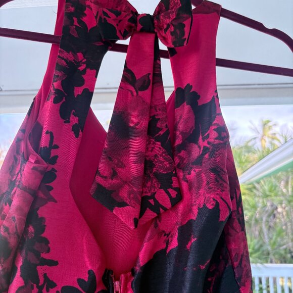 Formal Fit and Flare | Red and Black | Juniors - Picture 2 of 5